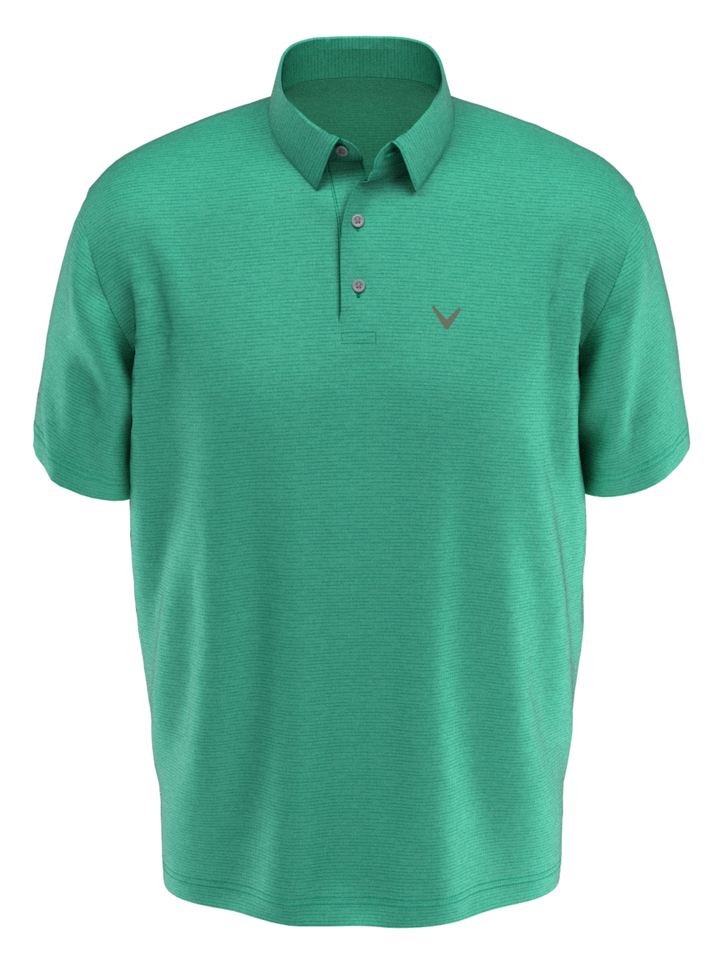 Solid Texture Golf Polo (Light Golf Green Hthr)