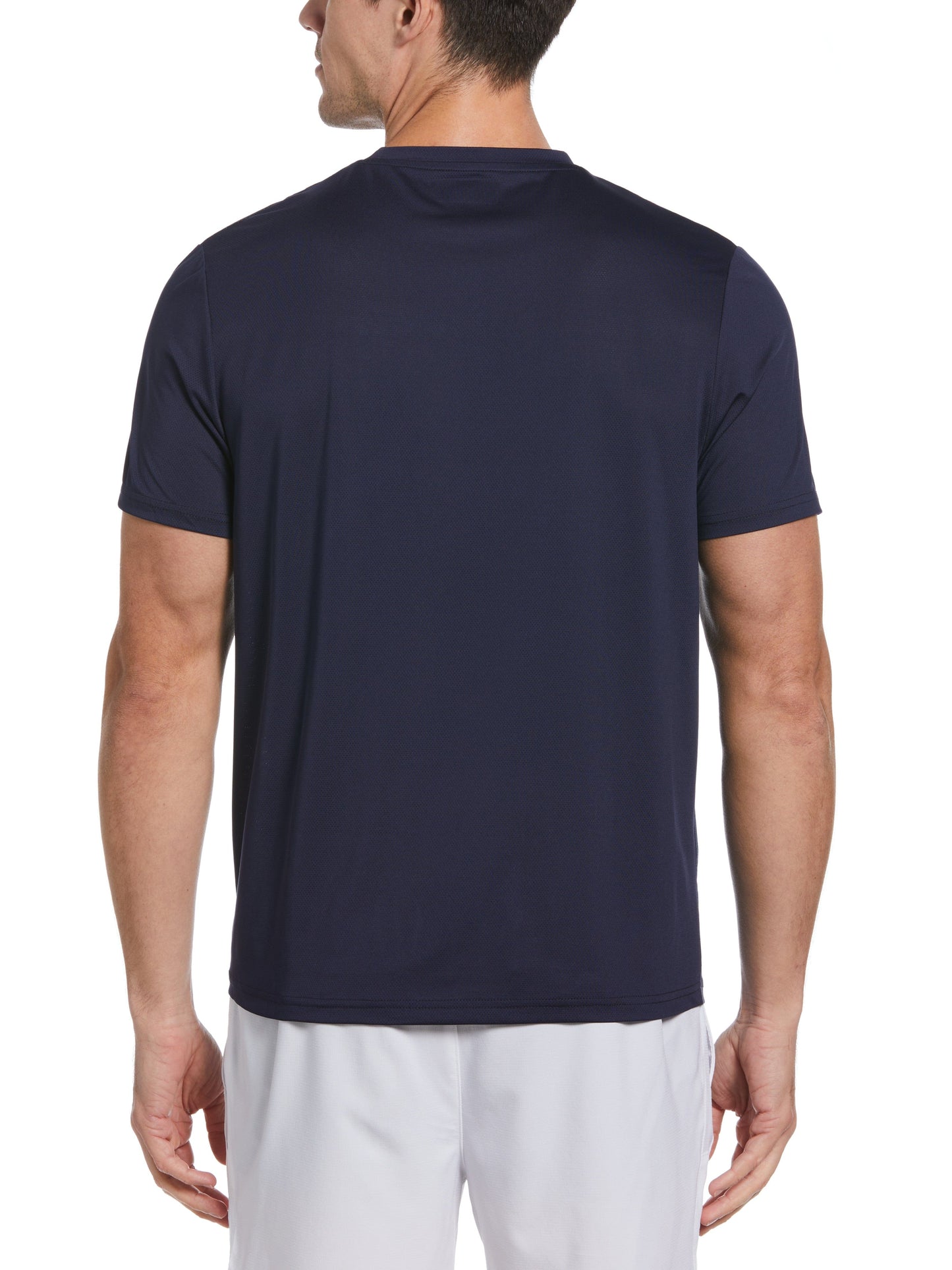 Men's Stacked Geometric Print Tennis Tee