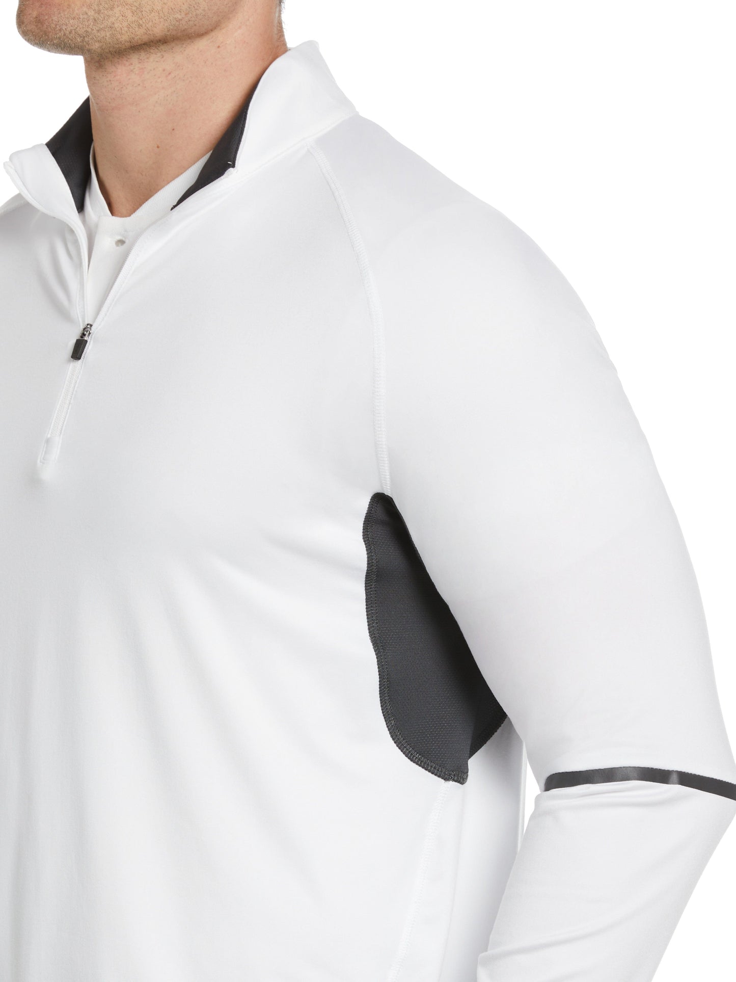 Men's Sun Protection Quarter Zip Golf Shirt