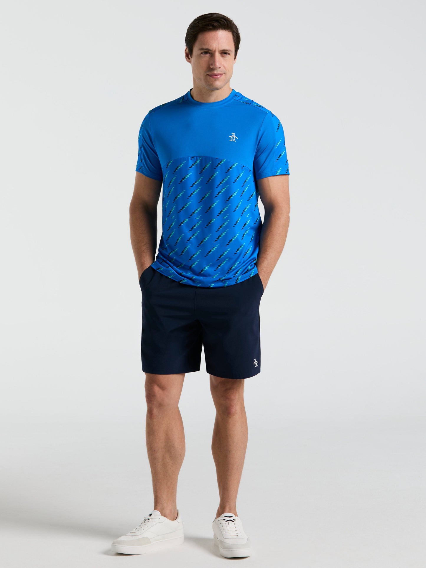 Men's Tennis Performance Ball Block Tee