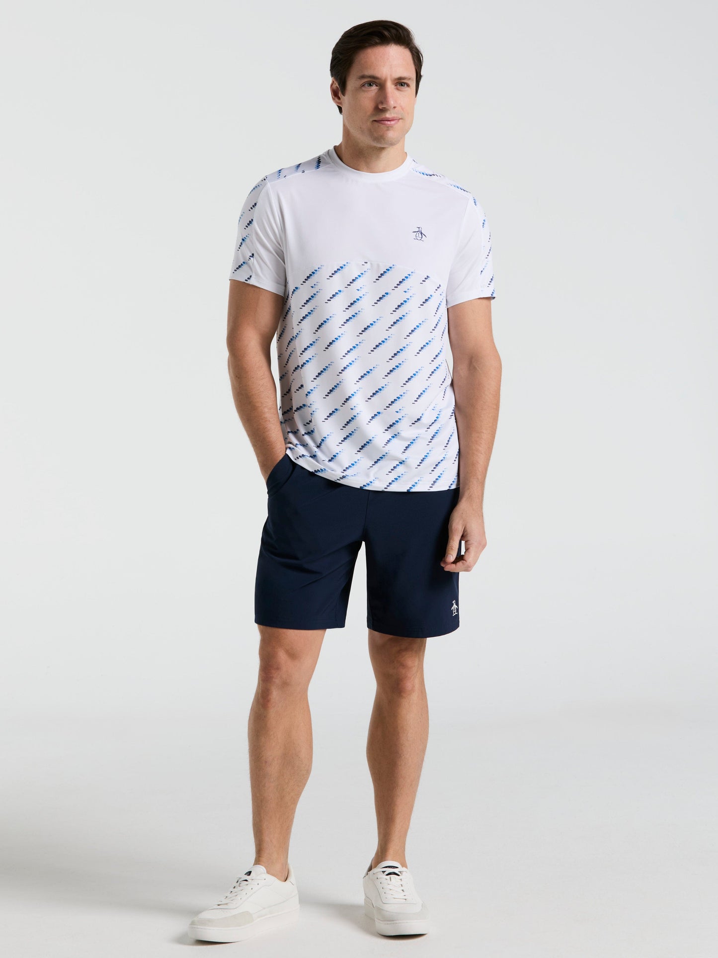 Men's Tennis Performance Ball Block Tee