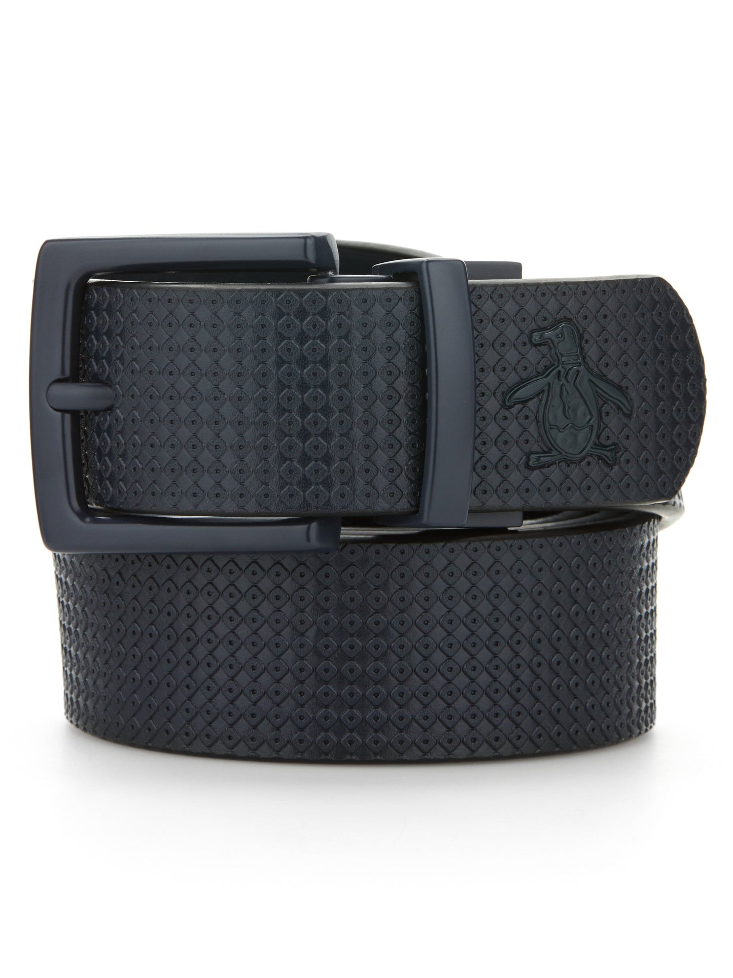 Tonal Textured Golf Belt (Black Iris)