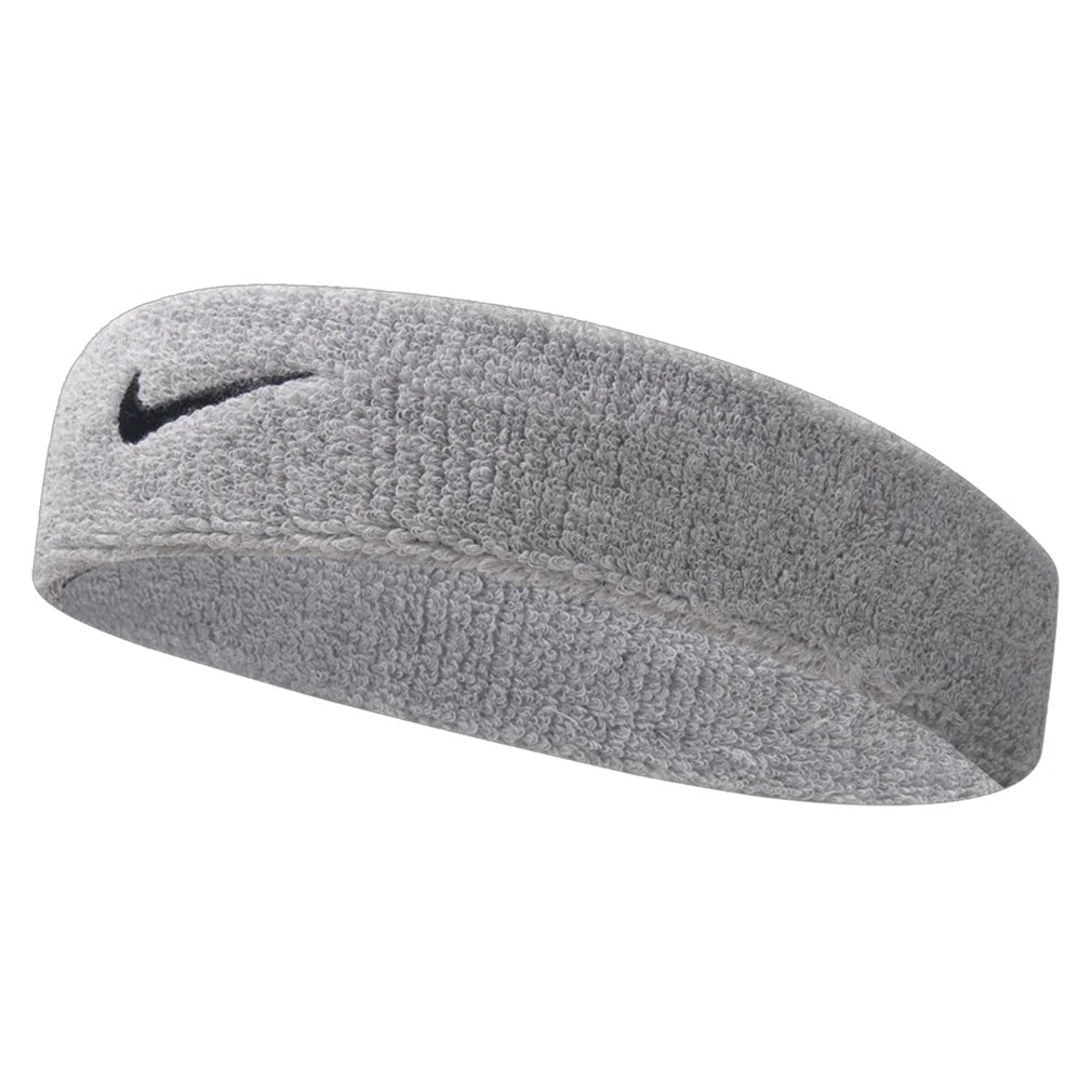 Swoosh Tennis Headband WOMENS APPAREL NIKE Grey