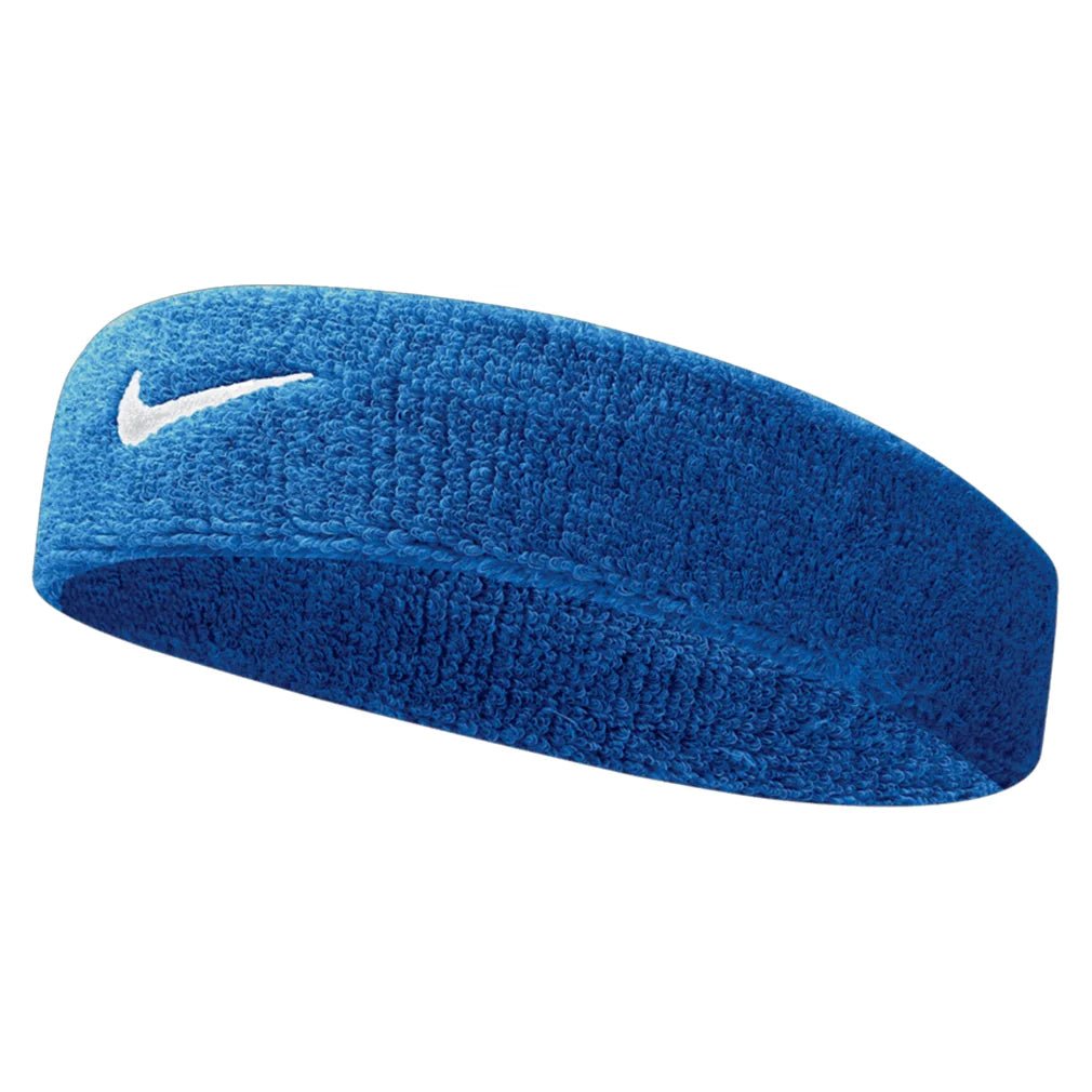 Swoosh Tennis Headband WOMENS APPAREL NIKE Blue