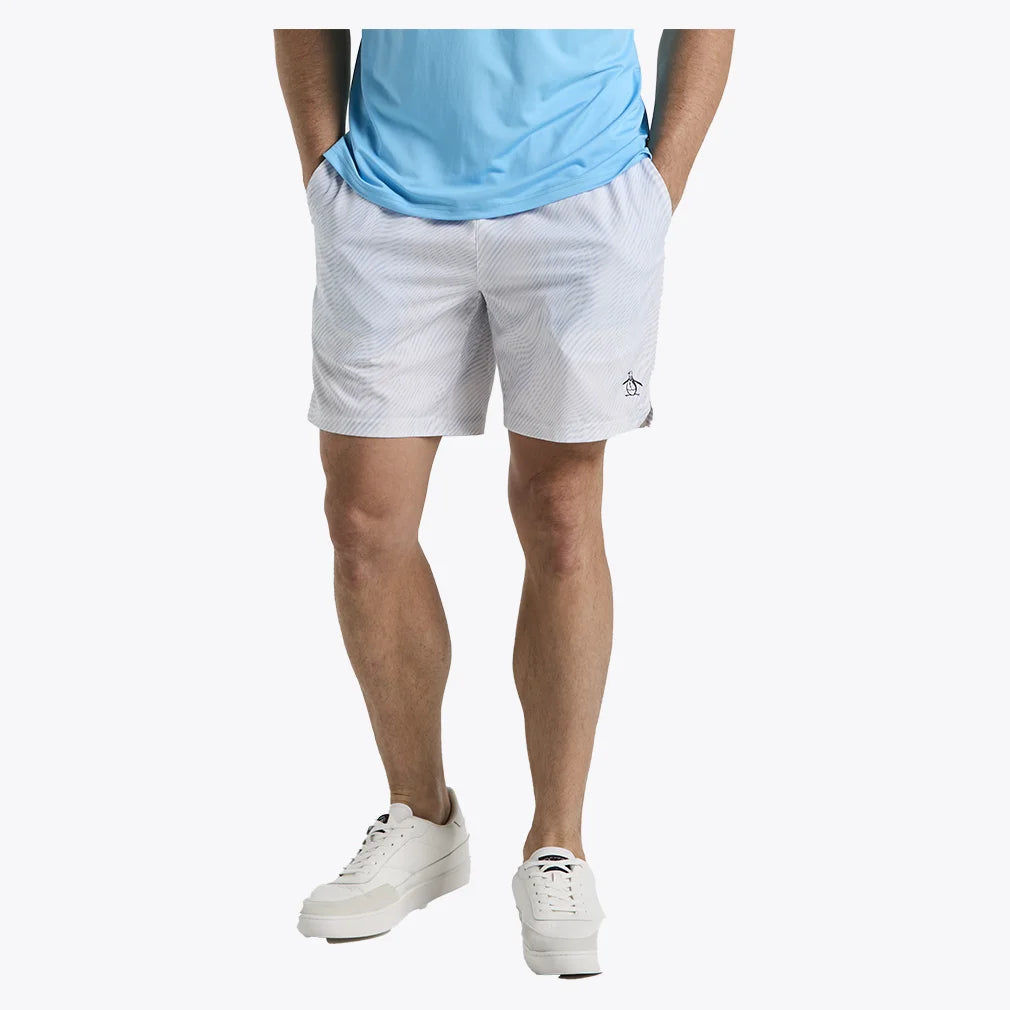 Men`s Performance 7 Inch Tennis Short Bright White PENGUIN