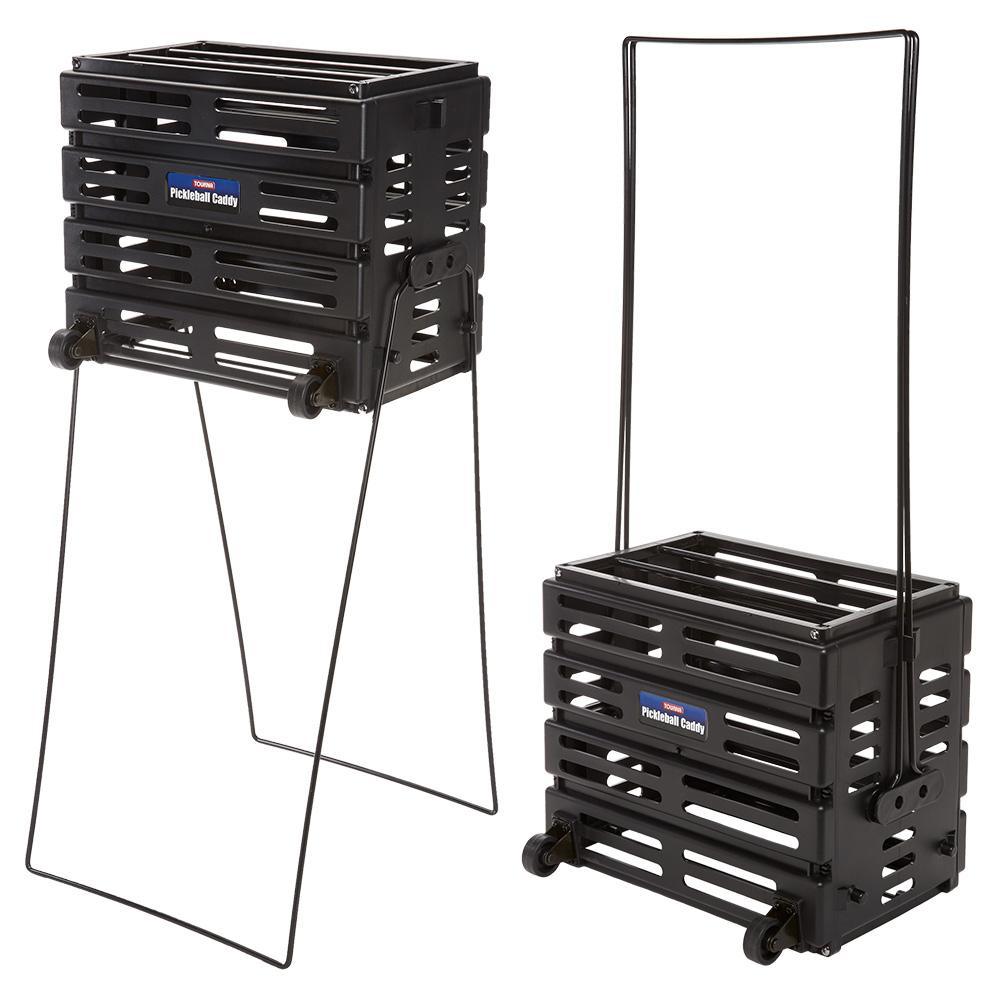 Pickleball Caddy Deluxe with Wheels Pickleball Court Equipment And Accessories TOURNA