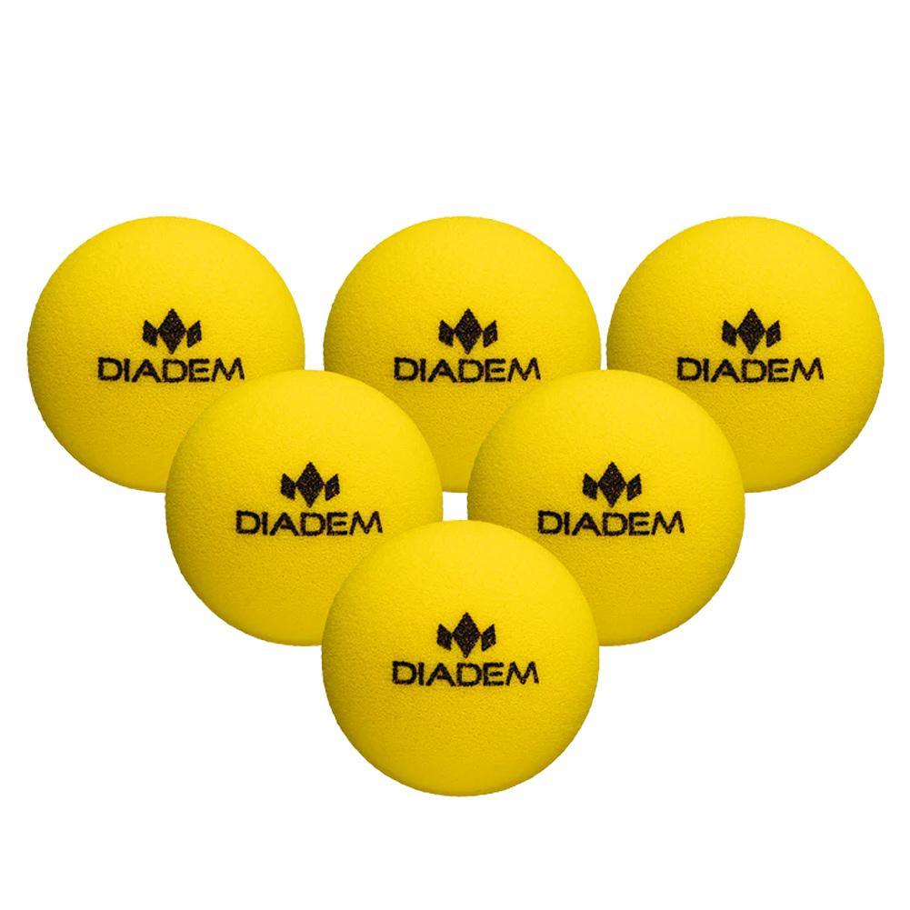 Official Quiet Pickleball 6 Pack Yellow PICKLEBALLS DIADEM