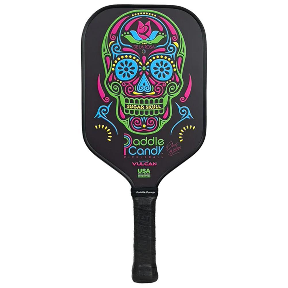 Paddle Candy Sugar Skull DLR Edition Pickleball Paddle Black Promotions VULCAN
