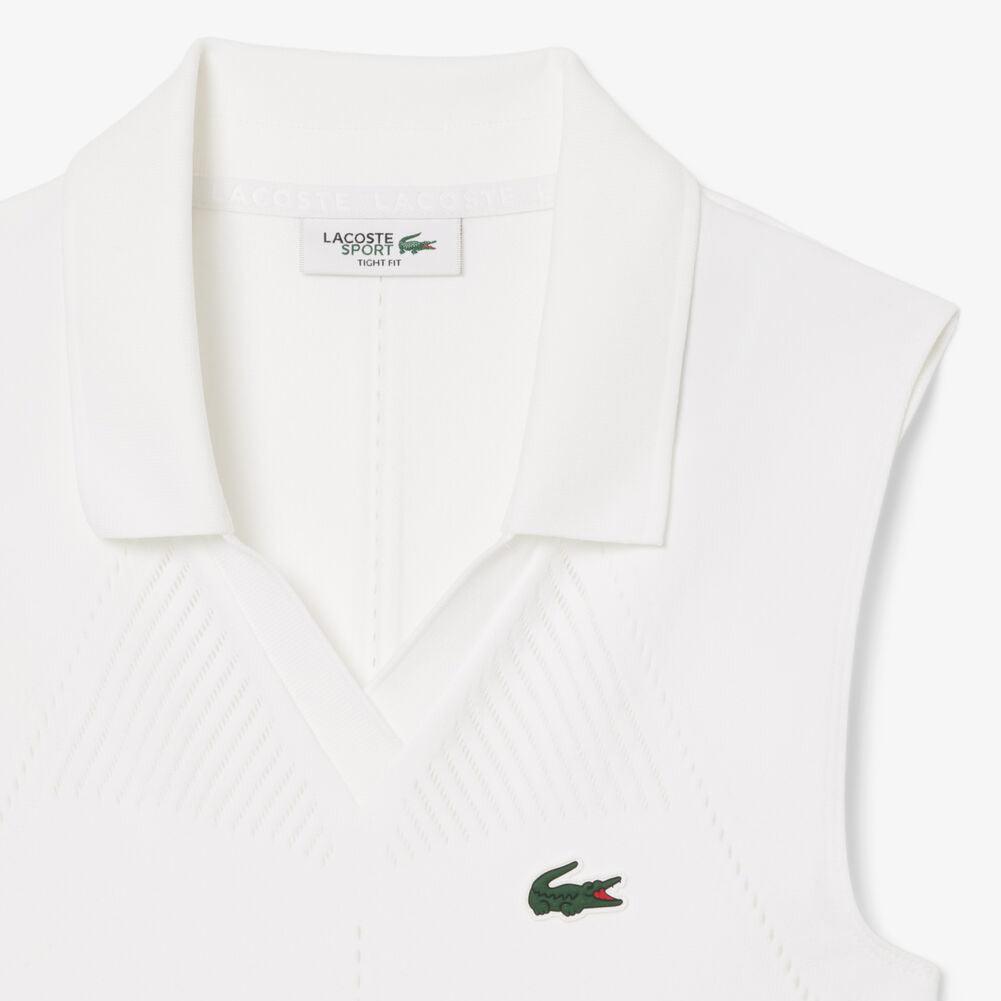 Women`s On Court Sleeveless Tennis Polo LACOSTE