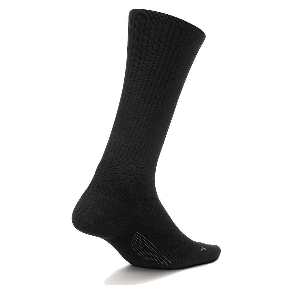 Plantar Fasciitis Relief Cushion Crew Socks Black Socks FEETURES