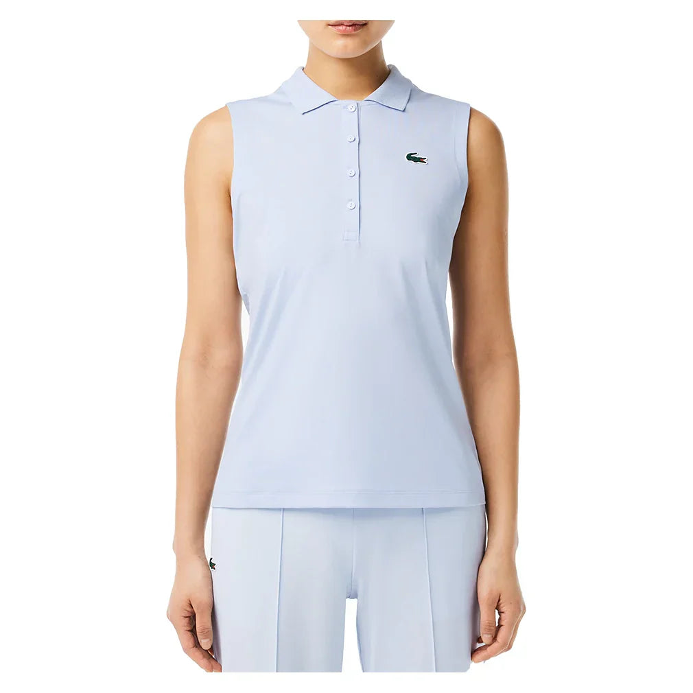 Women`s Sport Sleeveless Tennis Polo LACOSTE Blue 2(EUR34)