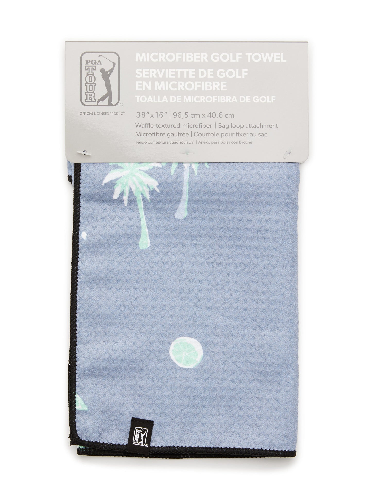 PGA TOUR Printed Microfiber Waffle Towel