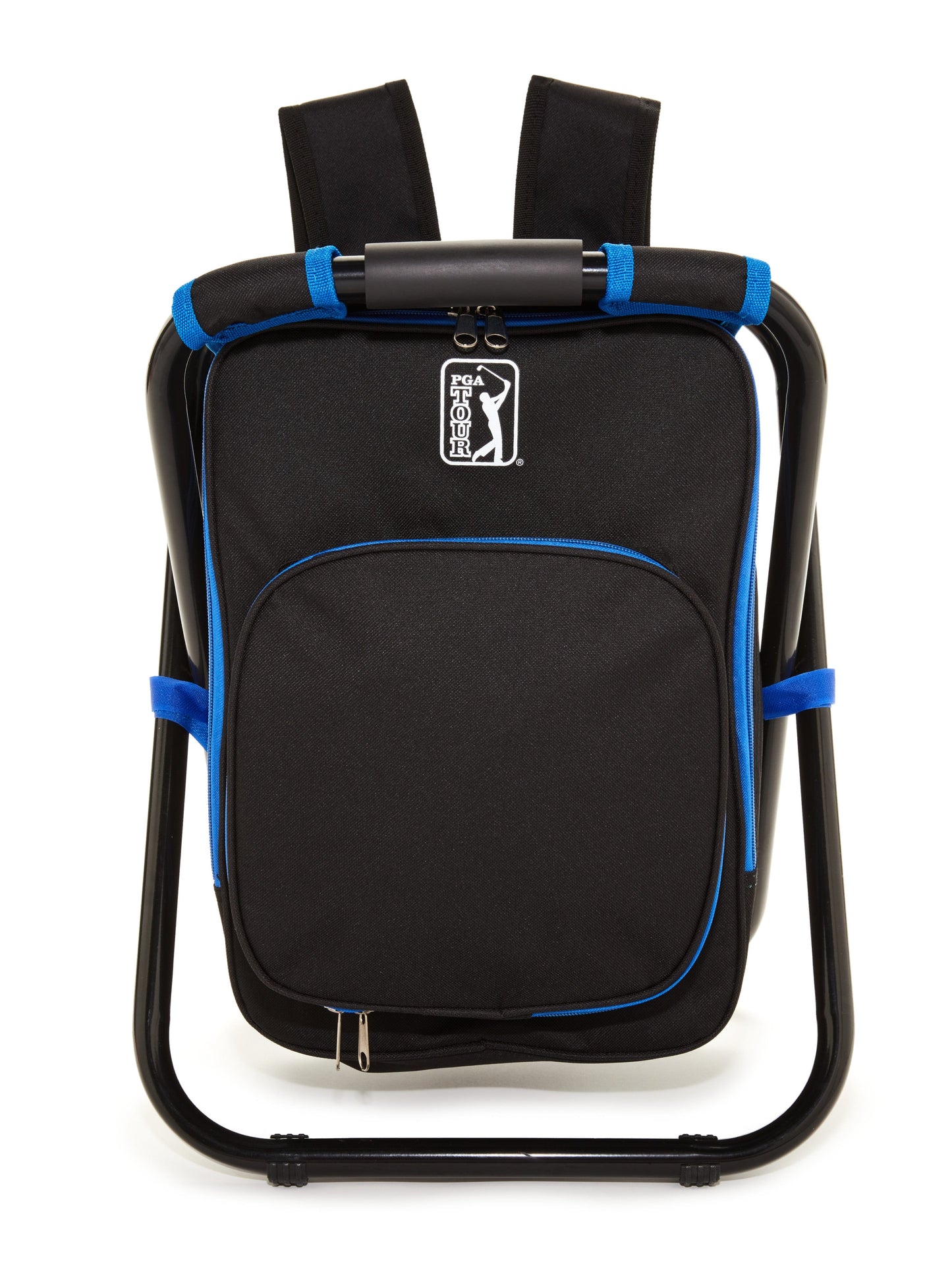 PGA TOUR TRAVEL SPECTATOR GOLF CHAIR WITH STORAGE (Caviar)