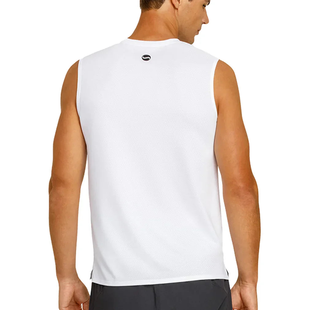 Men`s Josh Pickleball Tank Lavender Mist and Chalk SPIN-IT