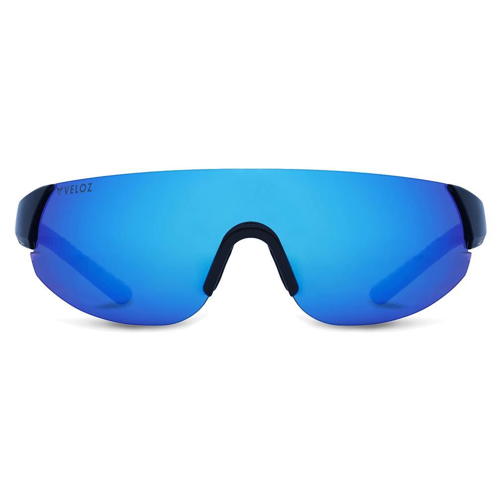 Shield Pickleball Eyewear White and Blue Flash SUNGLASSES PARALLEL