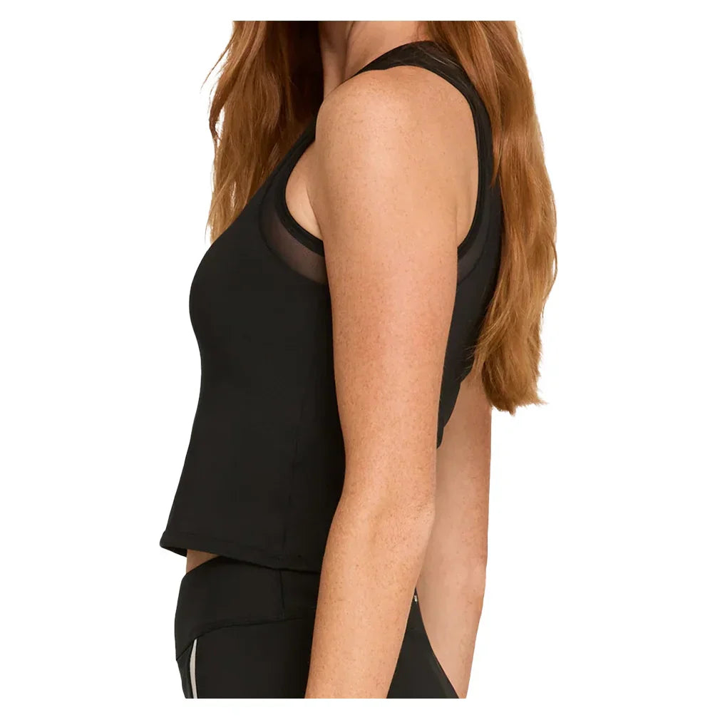 Women`s Yana Cropped Pickleball Tank with Bra SPIN-IT