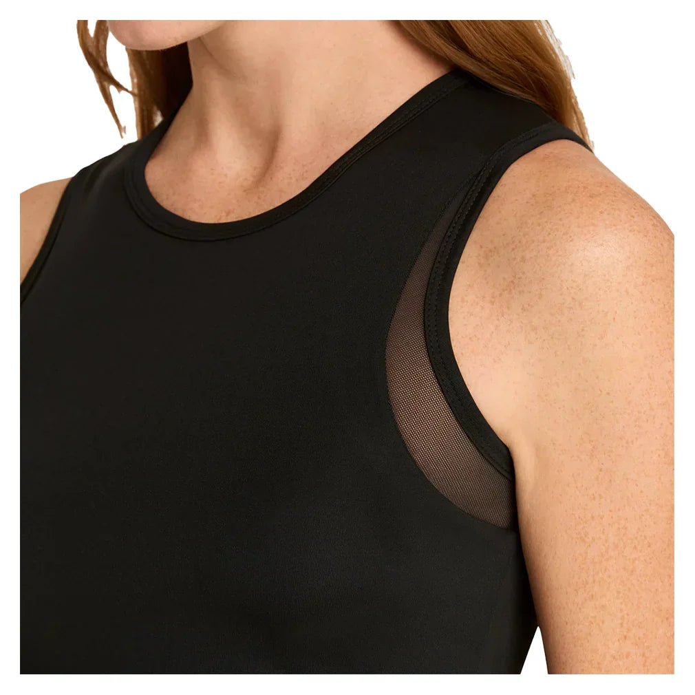 Women`s Yana Cropped Pickleball Tank with Bra SPIN-IT