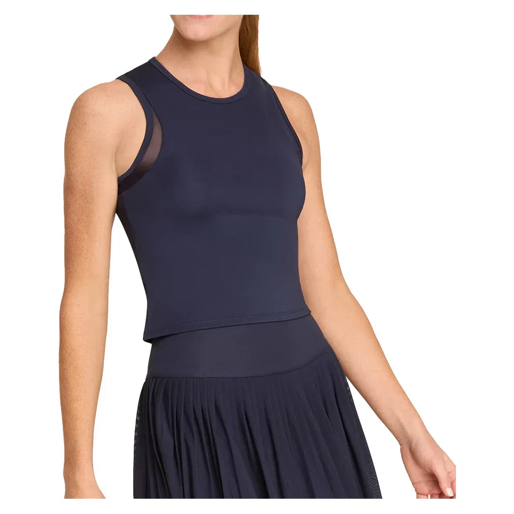 Women`s Yana Cropped Pickleball Tank with Bra SPIN-IT
