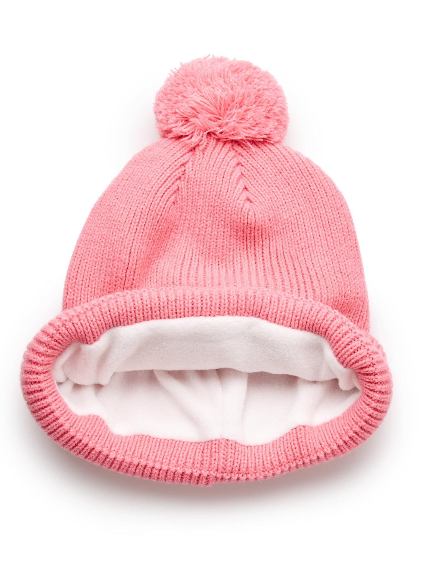 Pom Pom Beanie with Logo