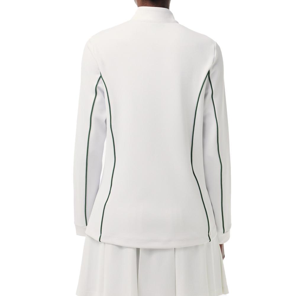 Women`s Slim Fit Contrast Sleeve Tennis Jacket WOMENS APPAREL LACOSTE