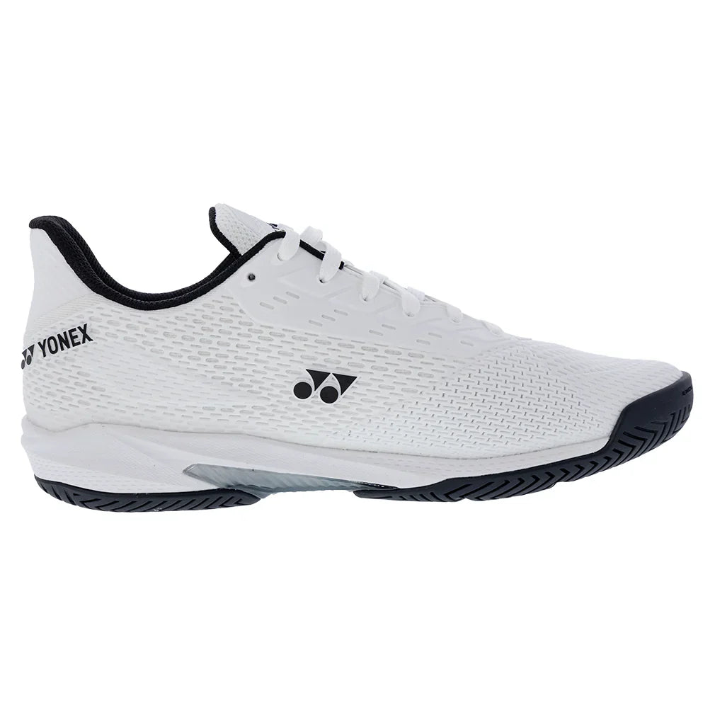 Men`s Power Cushion AD-Accel All Court Tennis Shoes White and Black TOP TENNIS SHOES YONEX