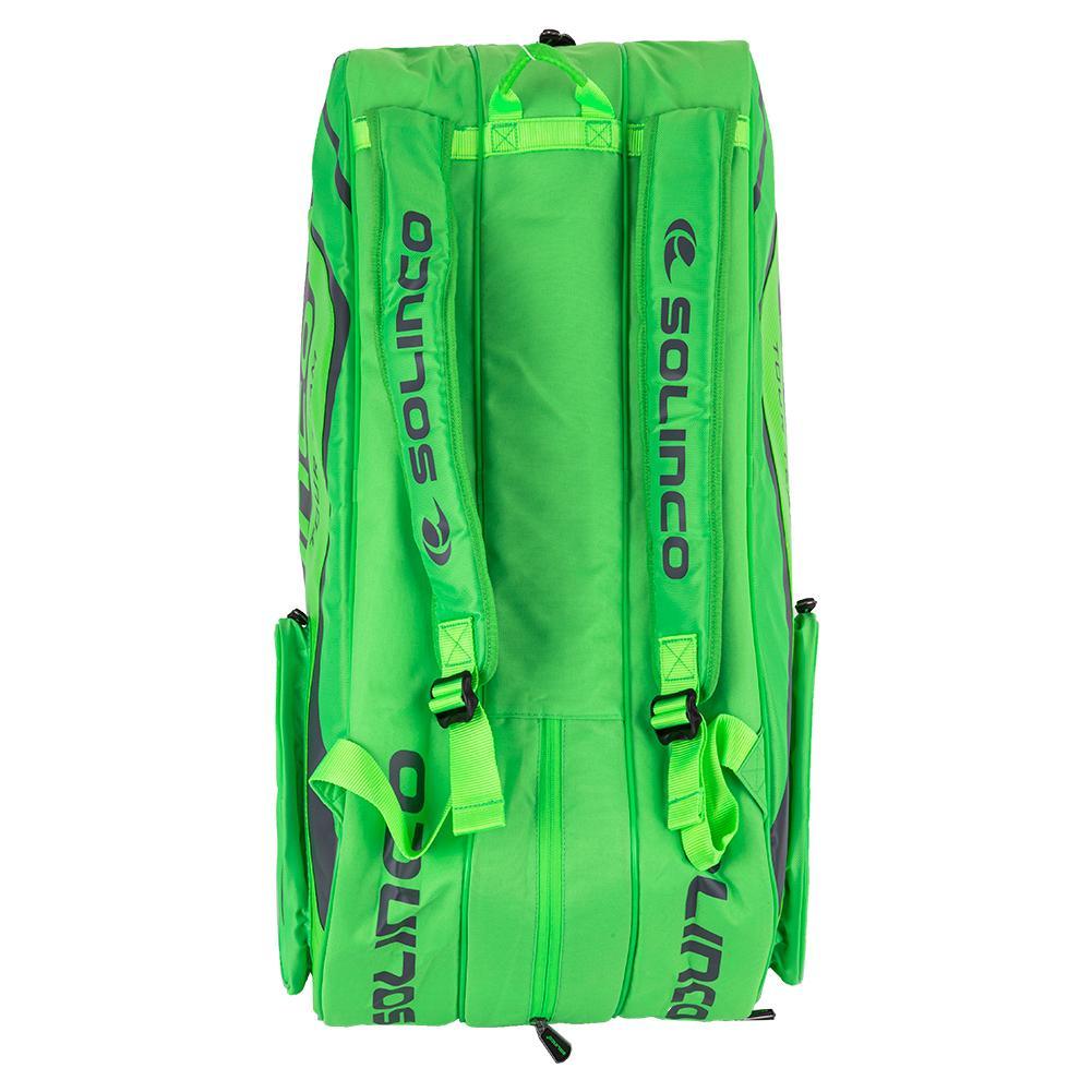 15-Pack Tour Tennis Racquet Bag Full Neon Green Shop By Player SOLINCO