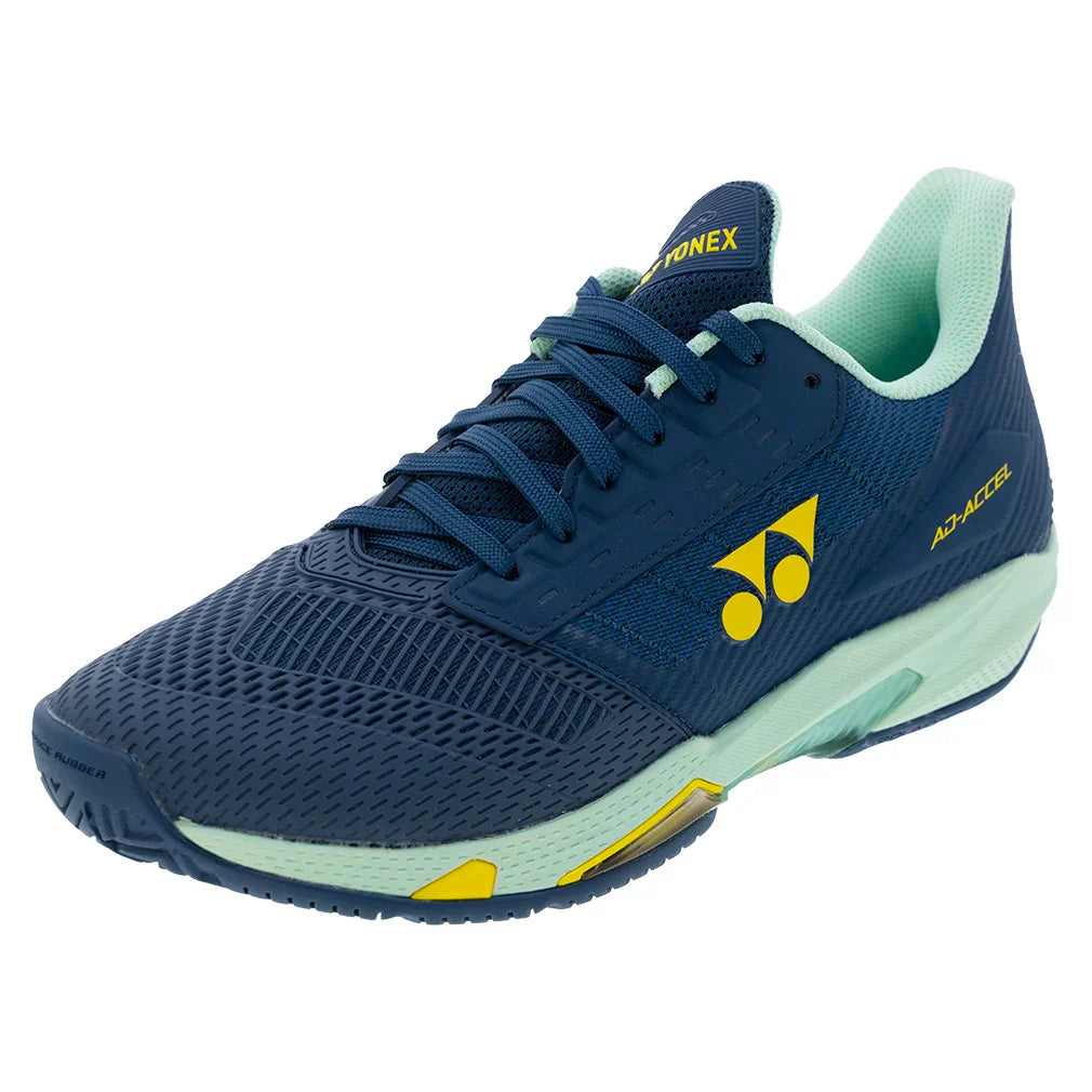 Men`s AD-ACCEL Tennis Shoes Teal Blue YONEX 6 Blue