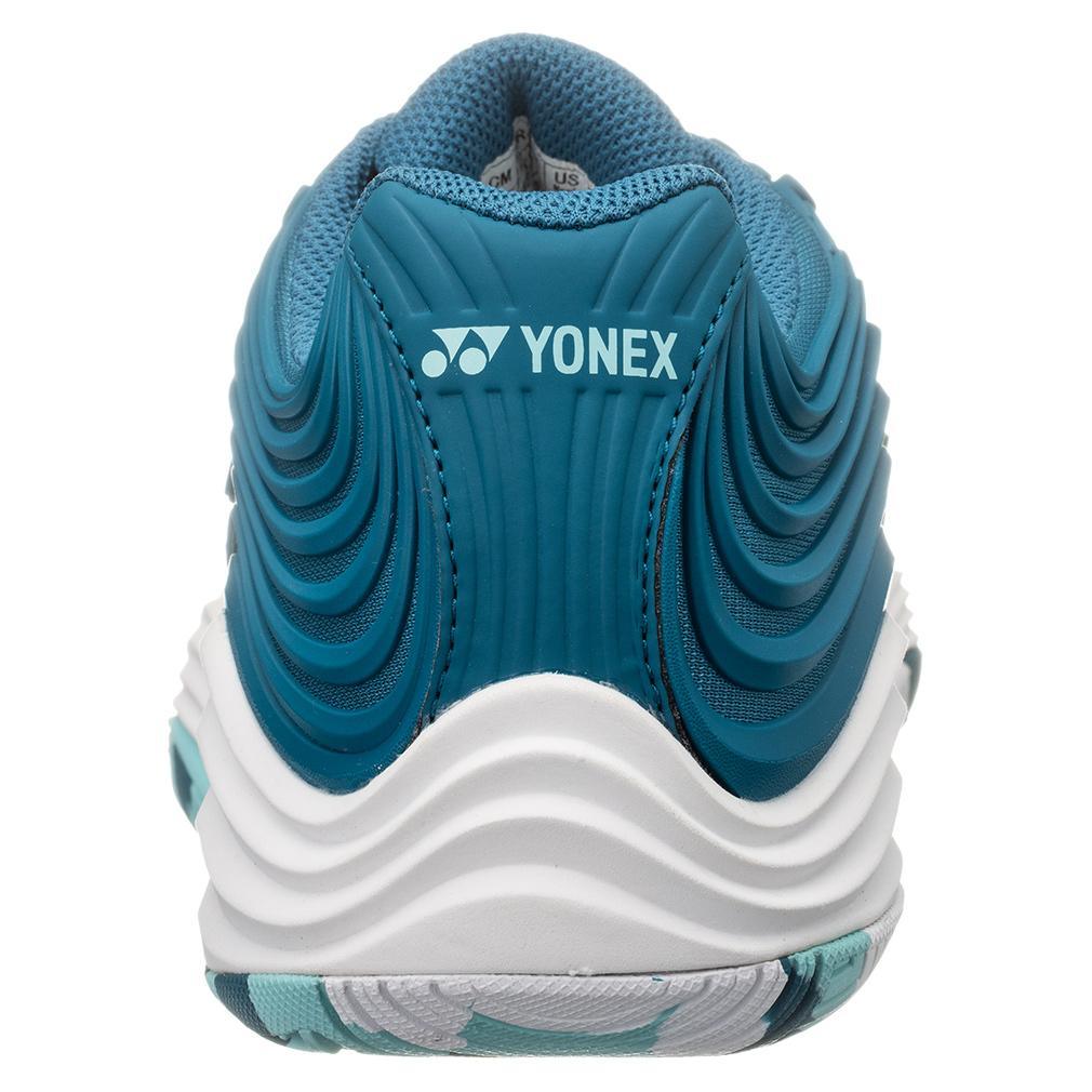 Men's Fusionrev 5 Tennis Shoes Blue and Green Top Tennis Shoes YONEX
