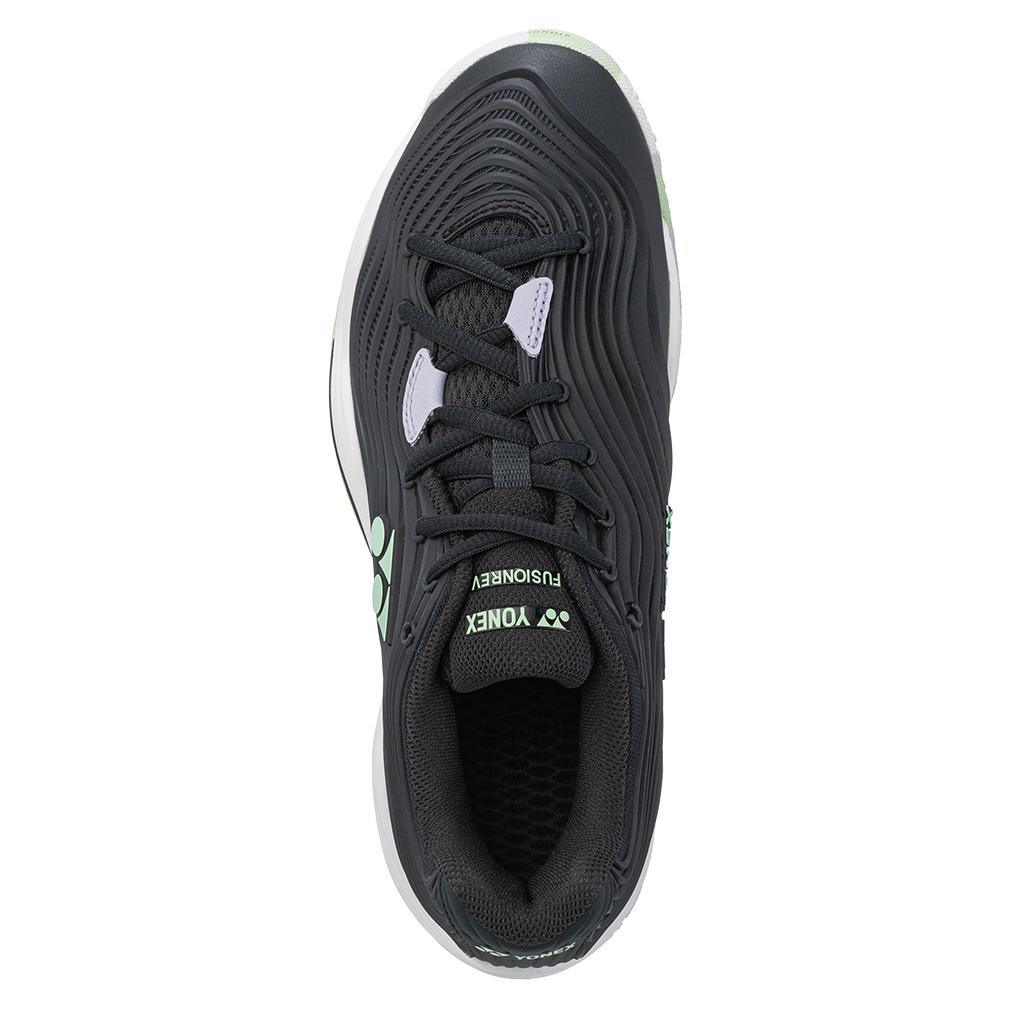 Women's Fusionrev 5 Clay Tennis Shoes Black and White Womens Shoes YONEX