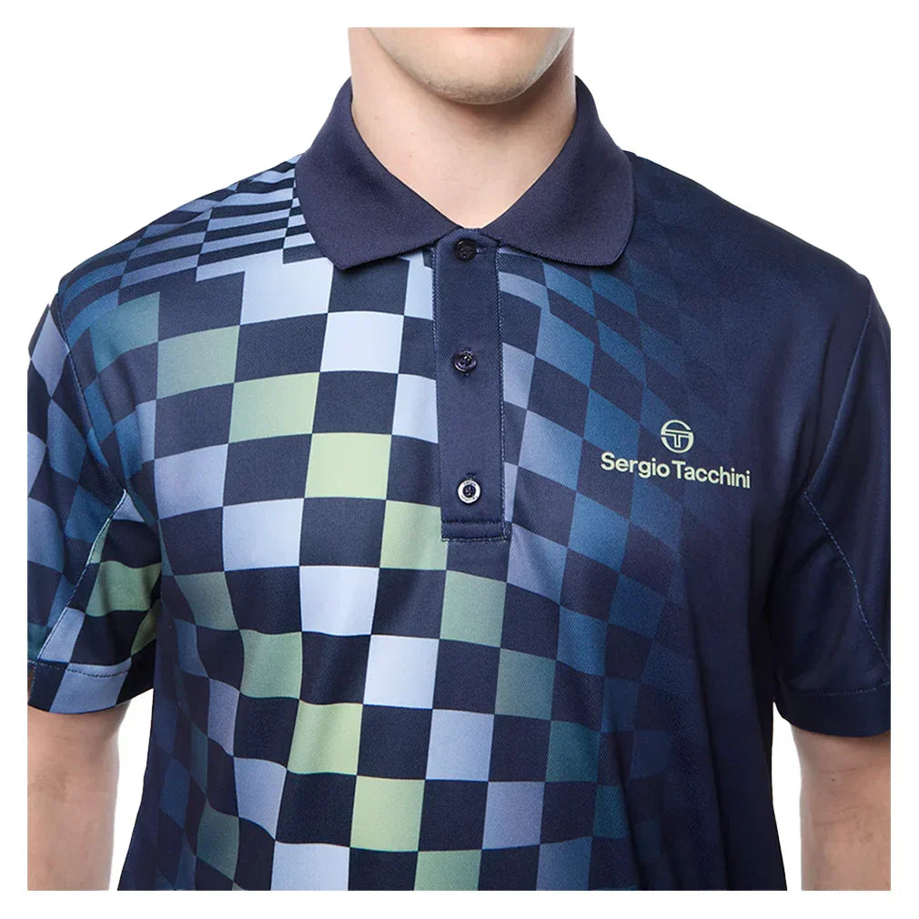 Men`s Luca Pique Tennis Polo MENS APPAREL SERGIO TACCHINI