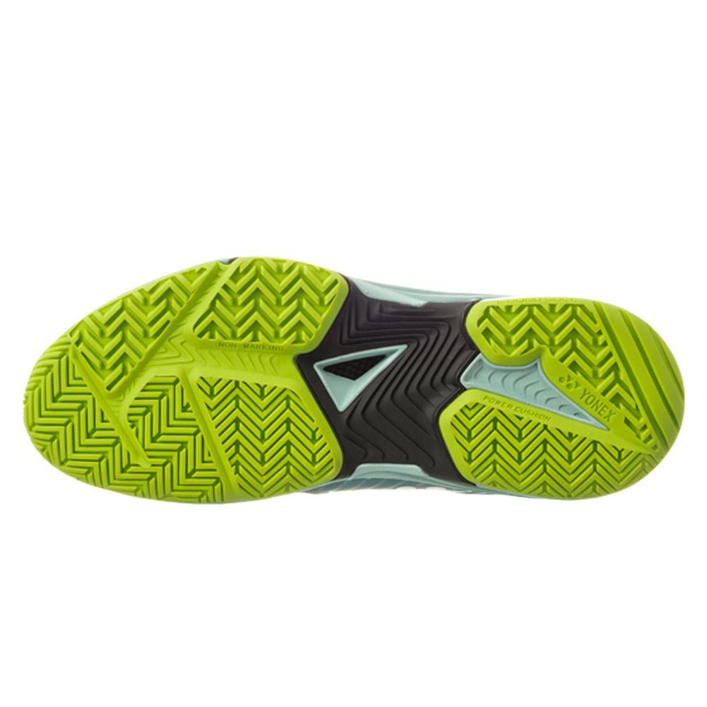 Men's Sonicage 3 Wide Tennis Shoes Smoke Blue Shoes YONEX