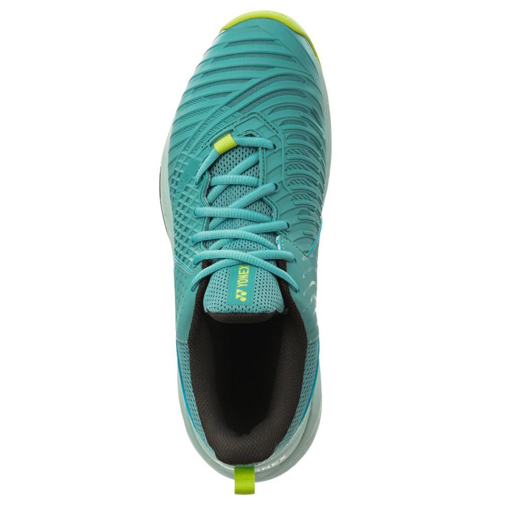 Men's Sonicage 3 Wide Tennis Shoes Smoke Blue Shoes YONEX