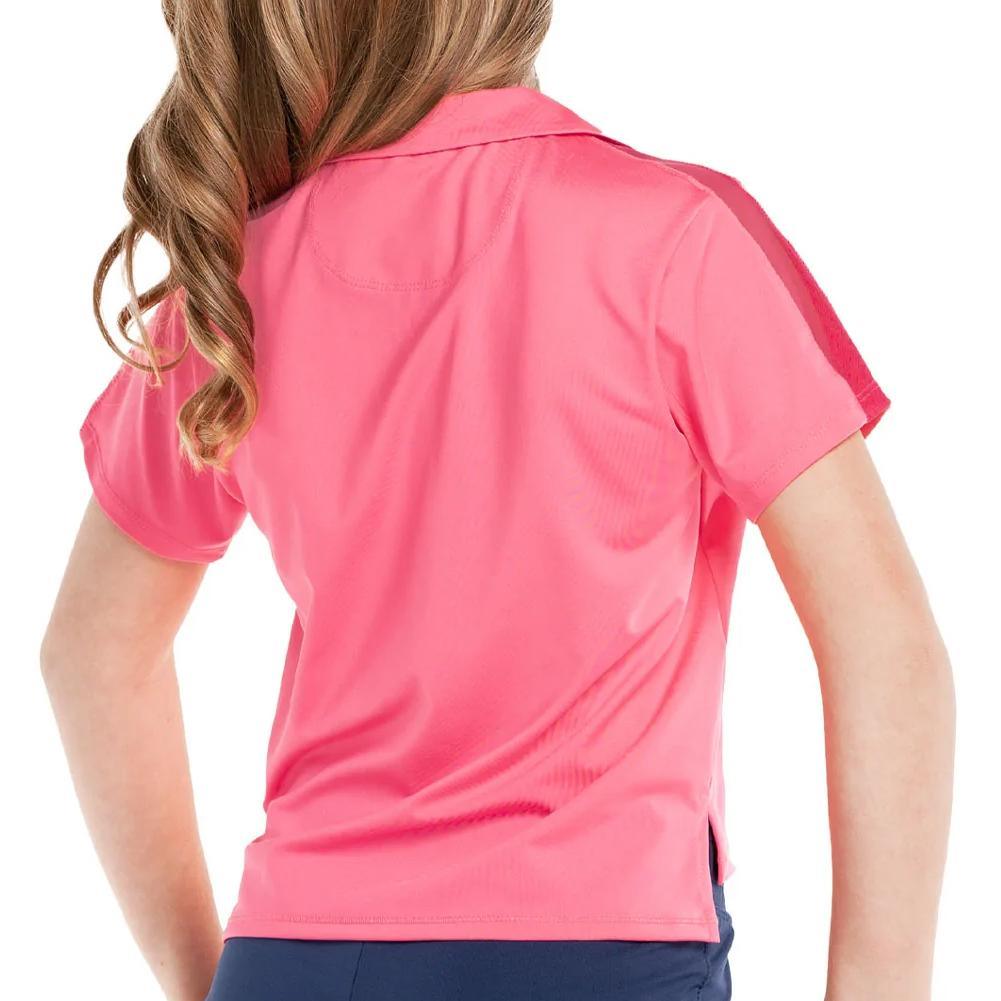 Girls` Cropped Tennis Polo Girls Apparel LUCKY IN LOVE
