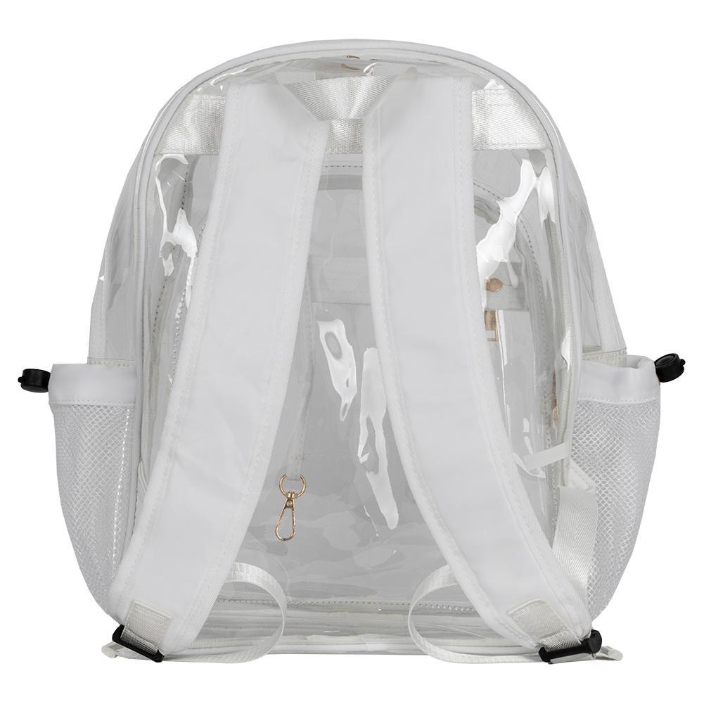 Clear Backpack White Pickleball Bags And Backpacks MAYVAK