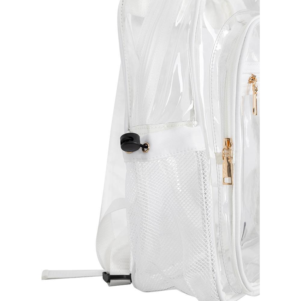 Clear Backpack White Pickleball Bags And Backpacks MAYVAK