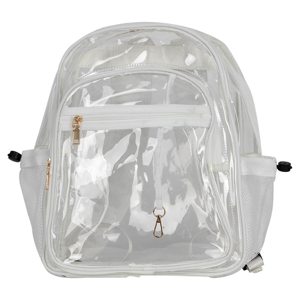 Clear Backpack White Pickleball Bags And Backpacks MAYVAK