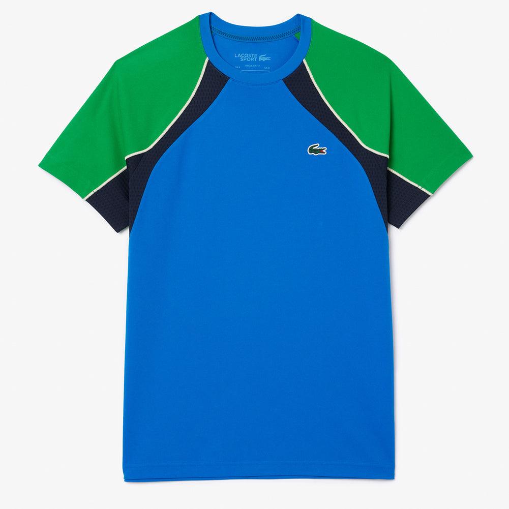 Men`s Ultra Dry Tennis Crew LACOSTE SMALL Blue