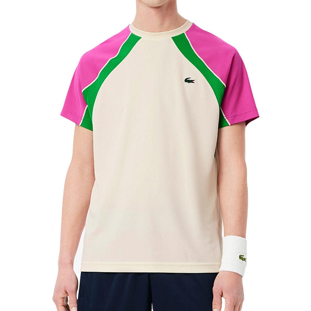 Men`s Ultra Dry Tennis Crew LACOSTE SMALL White