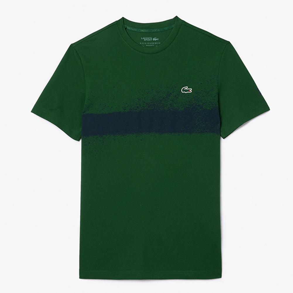Men`s Novak Djokovic Ultra Dry Fan Tennis Crew LACOSTE SMALL Green