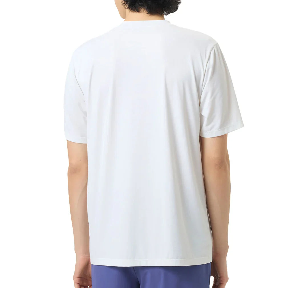 Men`s Cross Court Challenger Mesh Tennis Top White FILA