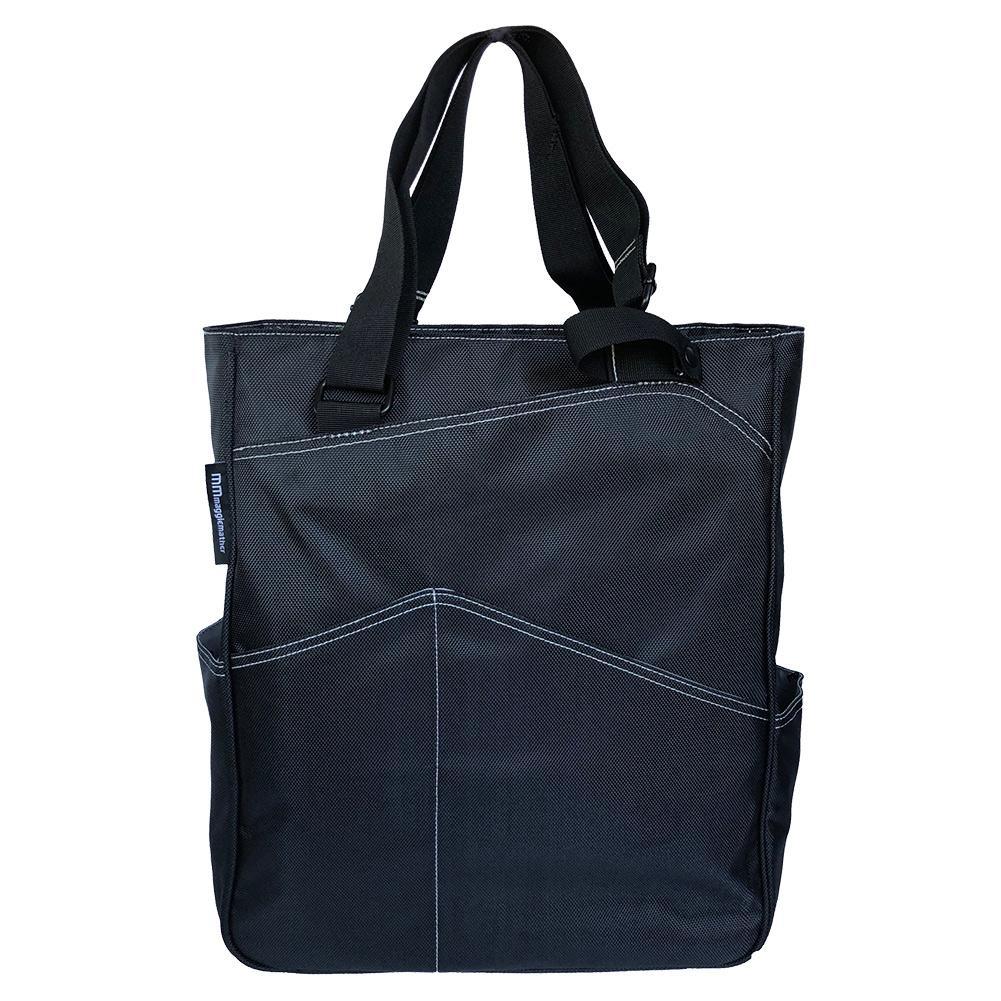 Maggie Mather Tennis Black Totes Promotions MAGGIEMATHER