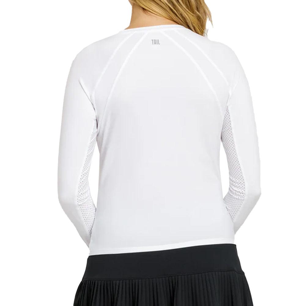 Women`s Legend Long Sleeve Tennis Raglan Chalk TAIL