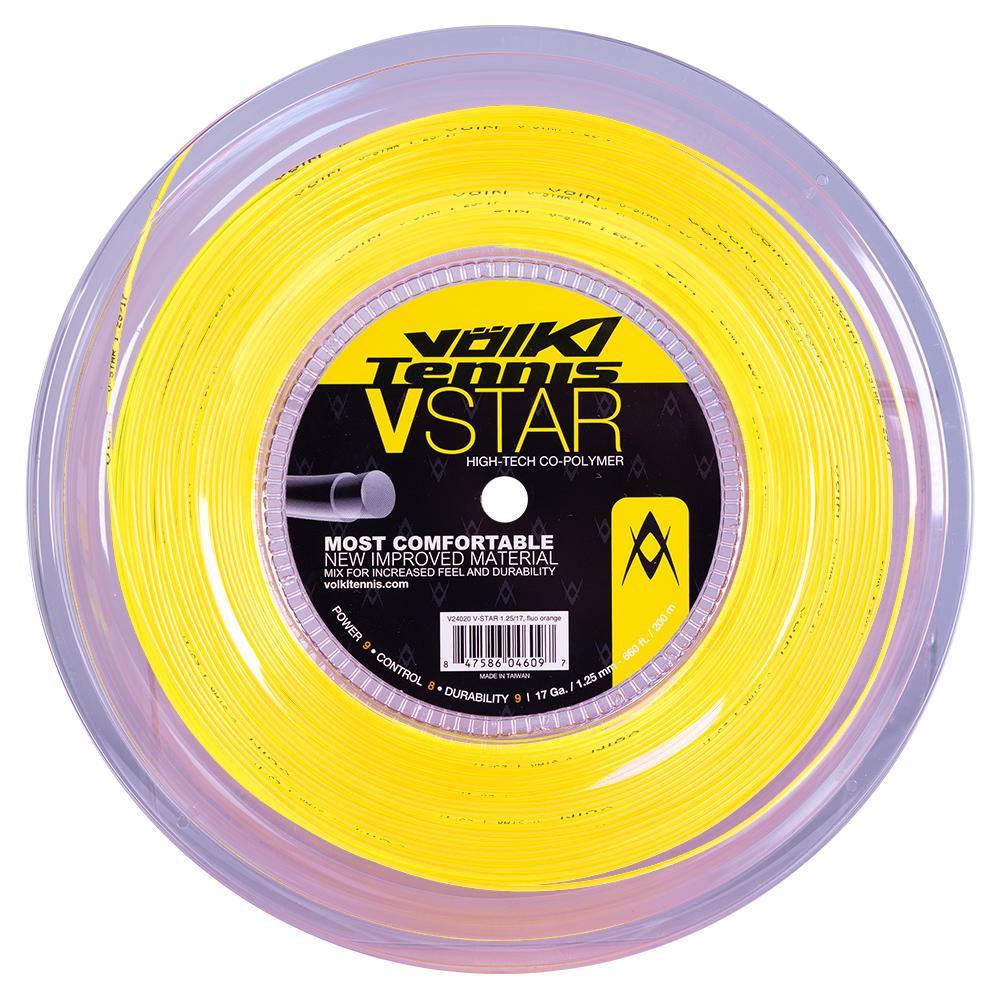 V-Star Tennis String Reel Neon Yellow Strings VOLKL