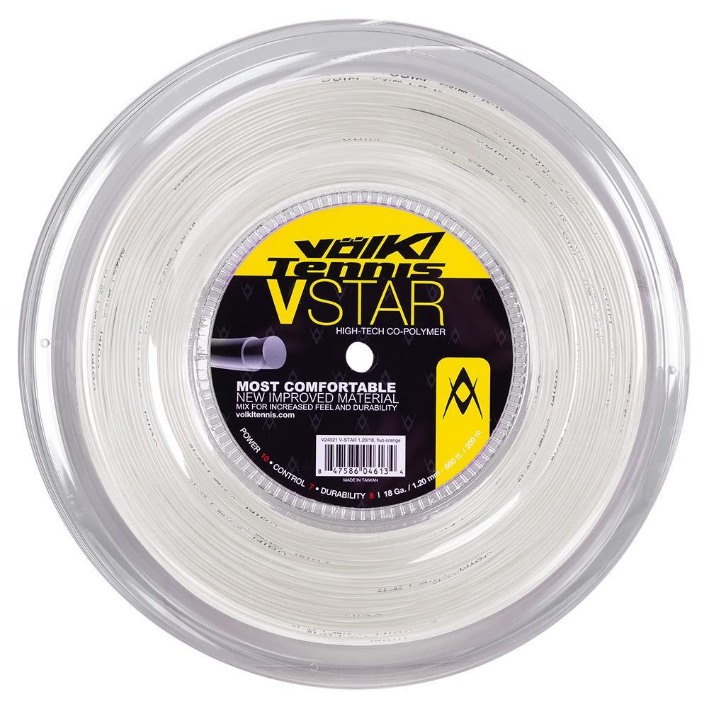 V-Star Tennis String Reel White Strings VOLKL