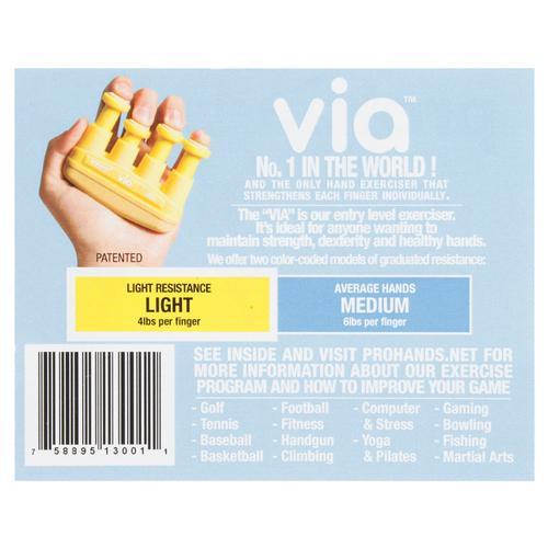 Pro Hands Via Hand Exerciser Sports Medicine GRIPMASTER