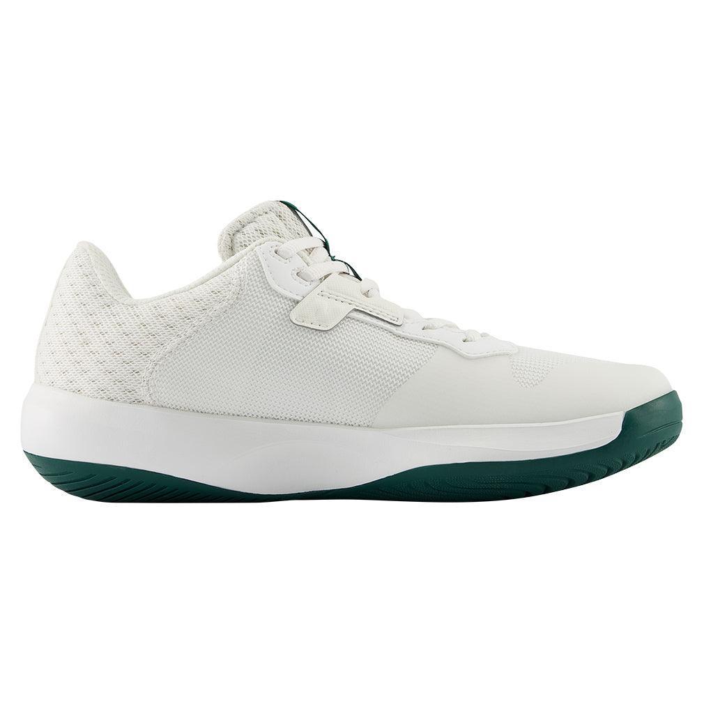 Women`s 696v6 D Width Tennis Shoes White and Marsh Green Shoes NEW BALANCE White 6.5