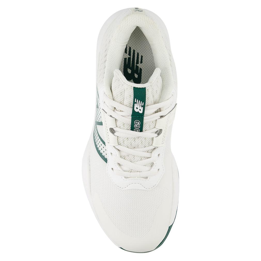 Women`s 696v6 D Width Tennis Shoes White and Marsh Green Shoes NEW BALANCE White 7