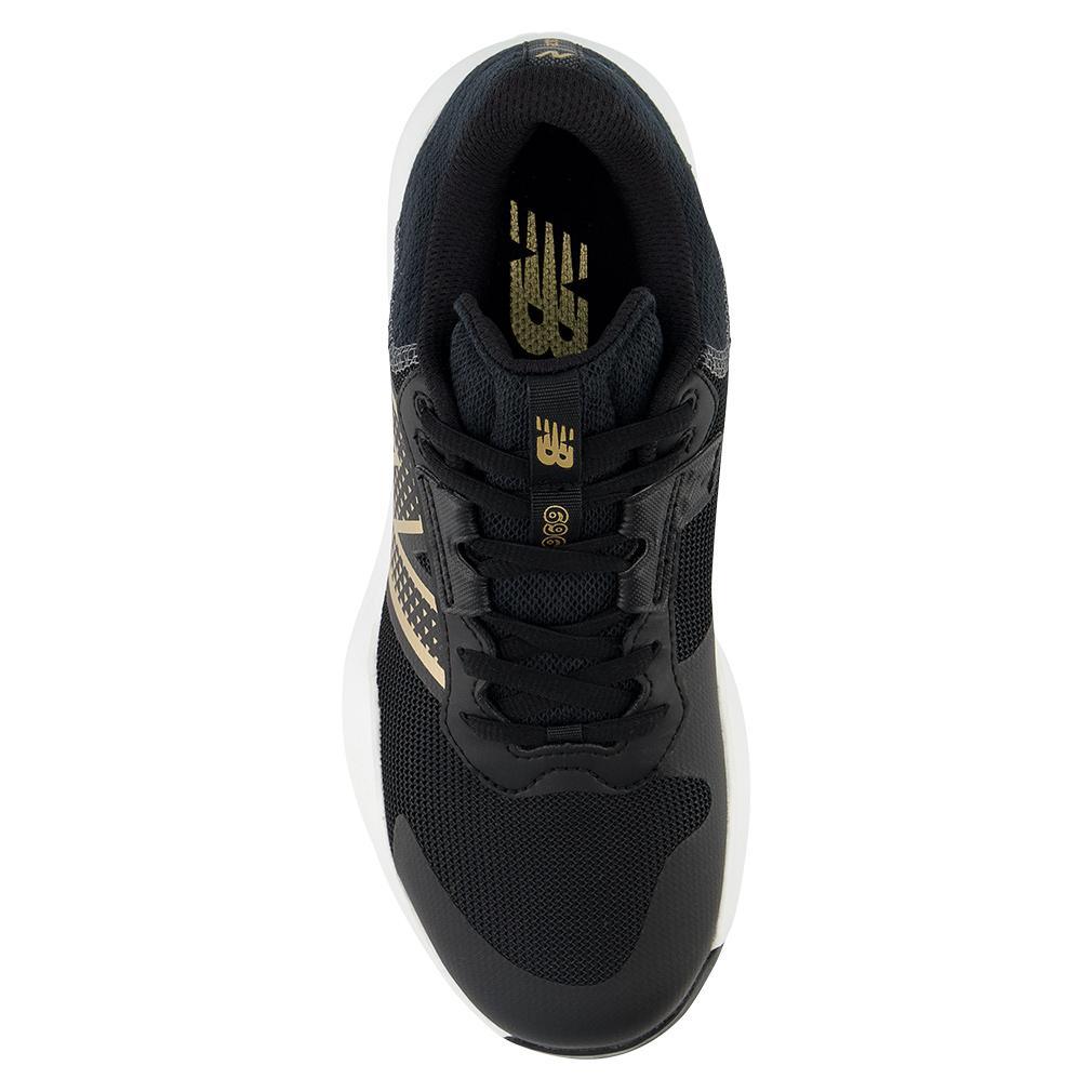 Women's 696v6 D Width Tennis Shoes Black and White Womens Shoes NEW BALANCE