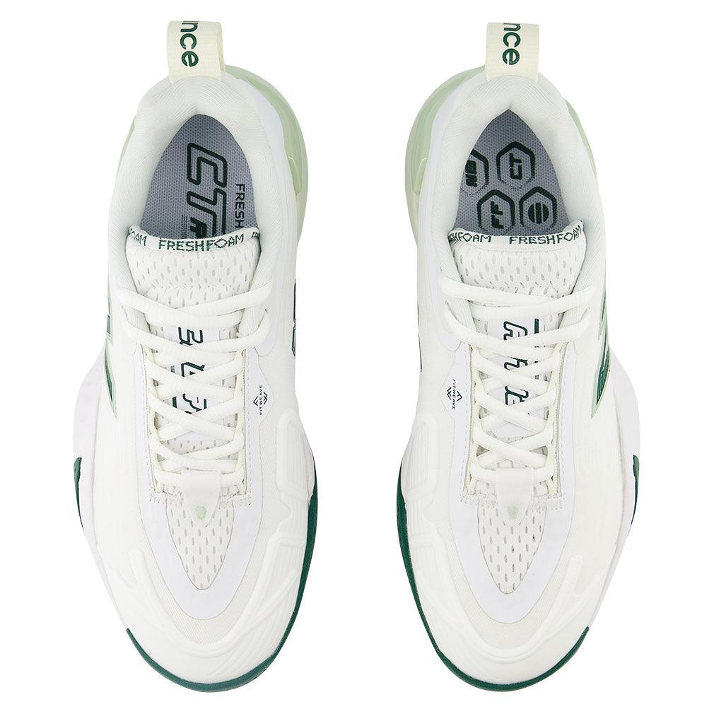 Women`s Fresh Foam X CT-Rally B Width Tennis Shoes White and Marsh Green NEW BALANCE