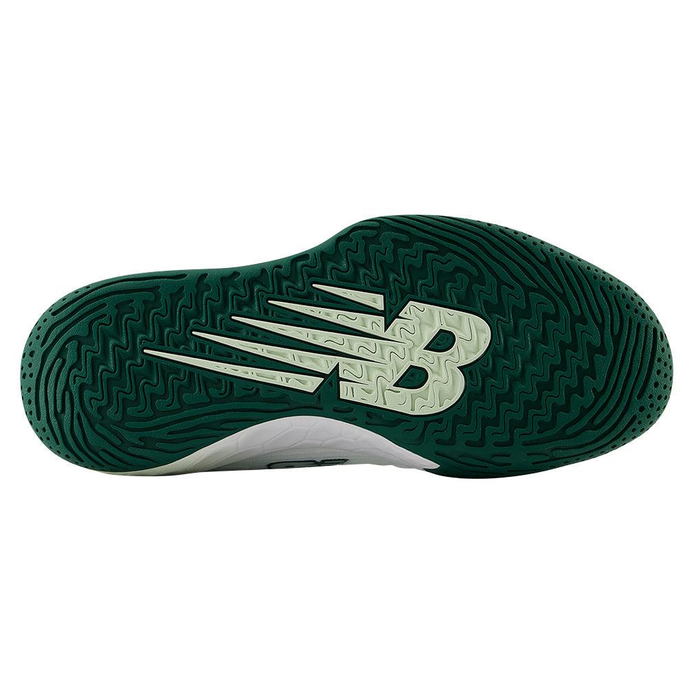 Women`s Fresh Foam X CT-Rally B Width Tennis Shoes White and Marsh Green NEW BALANCE